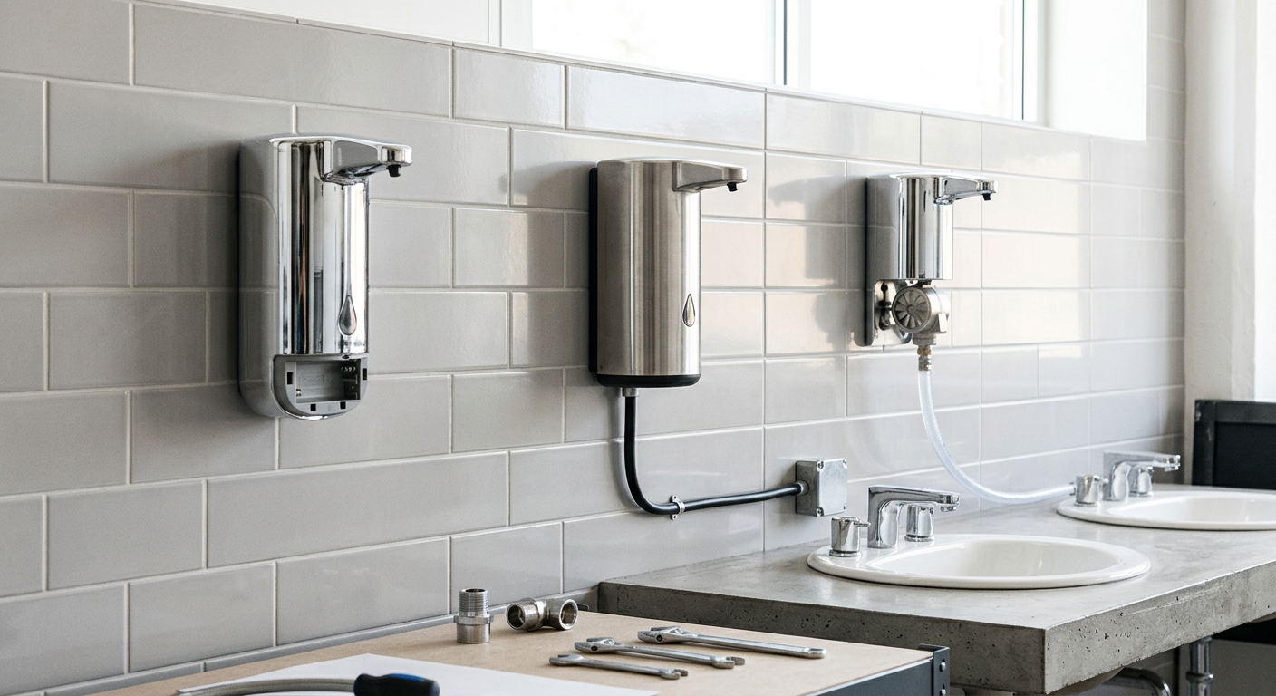 Battery vs Hardwired vs Hydropower Soap Dispensers Compared
